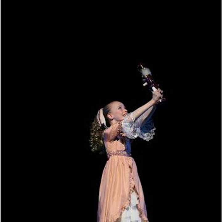 Seventh-grader Elisabeth Beyer from Rye, N.Y., has a top role in the &quot;Nutcracker&quot; production by the Greenwich Ballet Academy. 