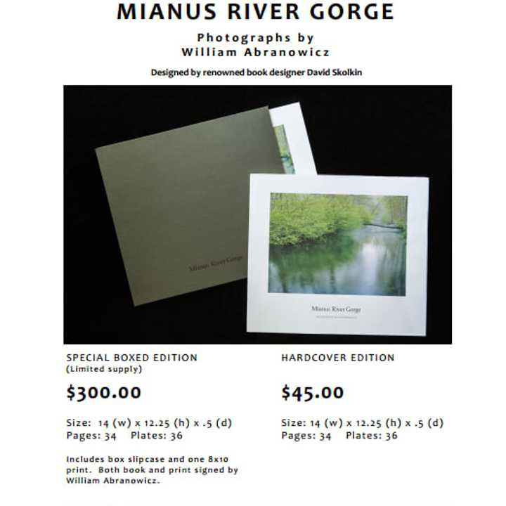 William Abranowicz, a Bedford resident, was granted access to take photographs at the Mianus River Gorge. 