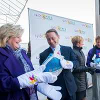 <p>Westchester County Executive Rob Astorino attended the event and helped with the distribution.</p>