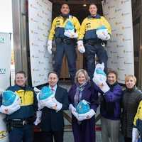 <p>The Greenburgh Police Department volunteered officers&#x27; time to unload 800 turkeys as part of Stop &amp; Shops annual Turkey Express program. </p>