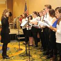 <p>The Sleepy Hollow High School Chorus concludes the breakfast by signing each armed force&#x27;s fight song.
 </p>