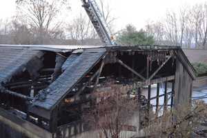 Fire Rips Through Somers Carport, Injures Contractor 