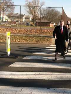 Stamford Takes Big Steps, Installs Stanchions To Improve Crosswalk Safety