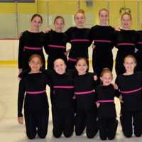 <p>The Southern Connecticut Synchronized Skating Shimmers. See story for IDs.</p>