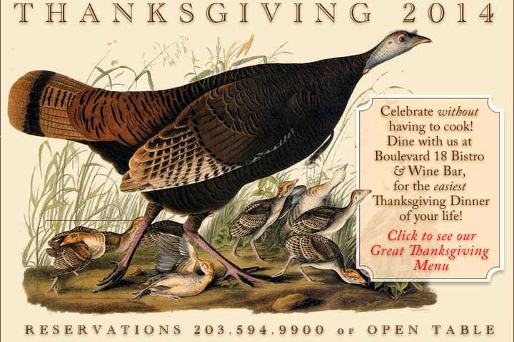 Greenwich Area Restaurants Serving Up Thanksgiving Meals