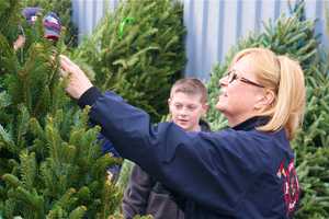 North Castle Residents Come Out For Christmas Tree Sale