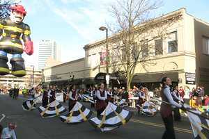 Harrison High School Marching Band Soars At UBS Parade