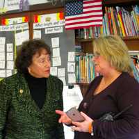 <p>Rep. Nita Lowey visited  Park Early Childhood Center where she met with school district officials.</p>