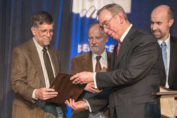 JP Fasano, a Briarcliff High School math and computer science teacher, was presented the INFORMS Impact Prize for his work.