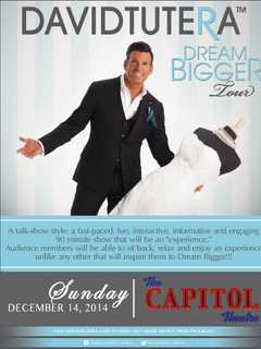 Port Chester Native David Tutera Headlines At The Capitol Theater