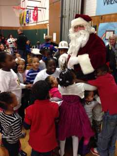Norwalk Police Host Holiday Party At Columbus Magnet