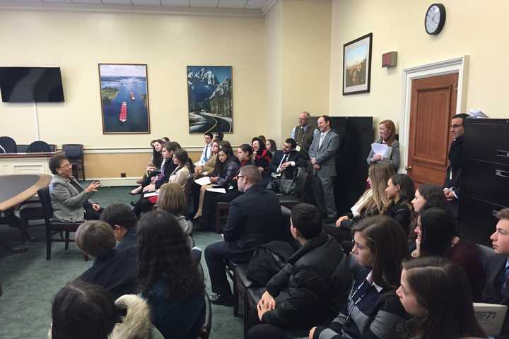 Rye Students Present Public Policy Concerns To Lowey