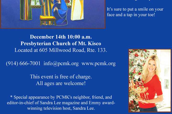 Sandra Lee Visiting Christmas Musical At Presbyterian Church Of Mount Kisco