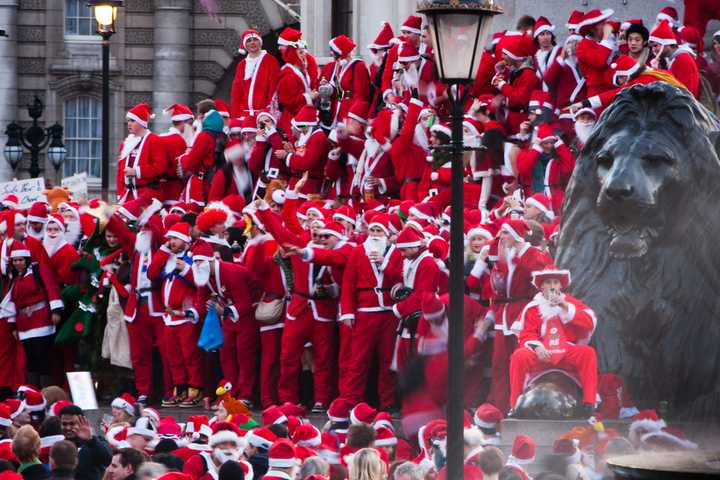 Metro-North has banned alcohol on all trains starting at 9 a.m. on Dec. 13 for SantaCon. 