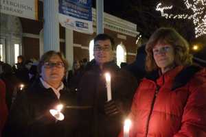 Dozens Gather In Vigil Against Gun Violence In Stamford