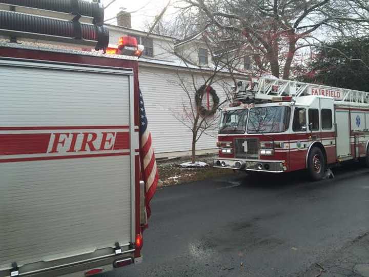 No injuries were reported in a fire Sunday morning at the Fairfield University campus.