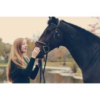 <p>Ashley Keno with her horse Wotherspoon. </p>