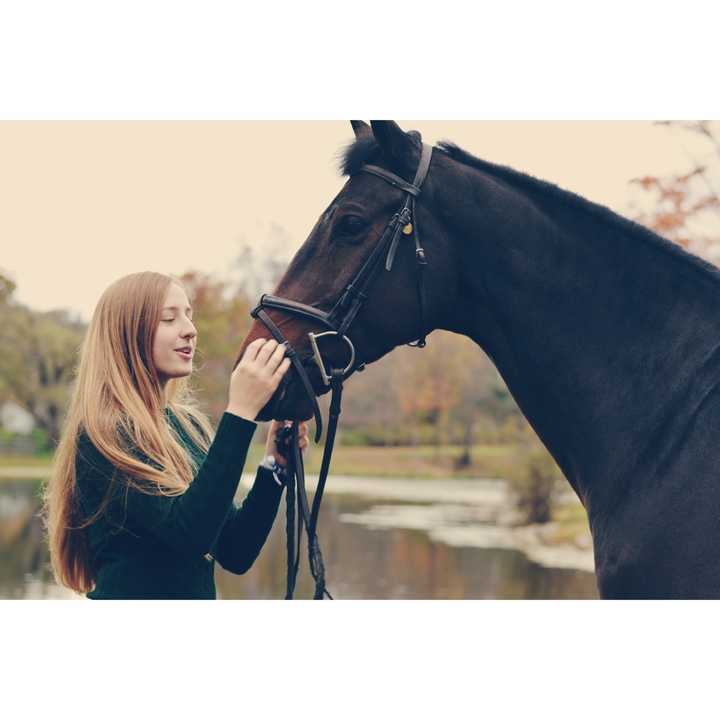 Ashley Keno with her horse Wotherspoon. 