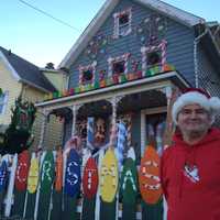 <p>Chuck Barringer moved to 21 N. Kensico Ave. in 2005 and started displaying lights on grand scale in 2009.</p>