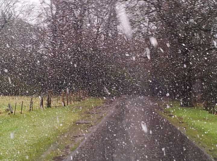 Showers and snow flurries will move through Westchester on Wednesday night. 