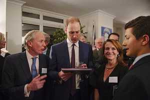 Greenwich Teen Author Shares His 'Rhino' Book With Prince William