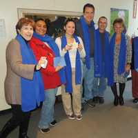 <p>Lorraine Santo, Solange Buissereth, Grace Colon, Mike George, Rick McVeigh, Mel Giuliani, Renetta Barr and Katie Banzhaf.</p>