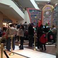 <p>There were lines to get into certain stores at The Westchester on Super Saturday. </p>