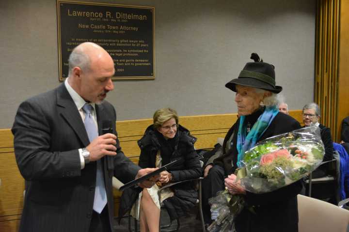 New Castle Honors Longtime Resident Henriette Suhr