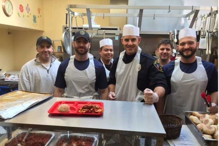 New Canaan Police Help At Norwalk Homeless Shelter