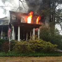 <p>A firefighter was injured battling a fire on Angela Drive.</p>