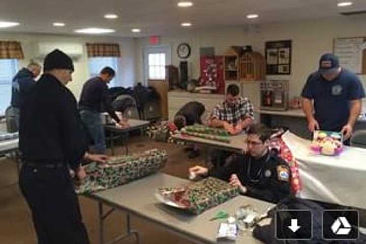 Stamford Firefighters Collect, Deliver Toys To Kids For The Holidays