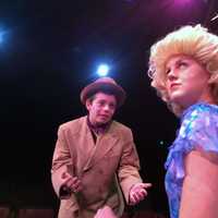 <p>Music Theatre of Connecticut School of Performing Arts&#x27; production of &quot;Guys and Dolls Jr&quot; features, left to right, Hudson Berk of Westport and Claire Fraise of Wilton.</p>