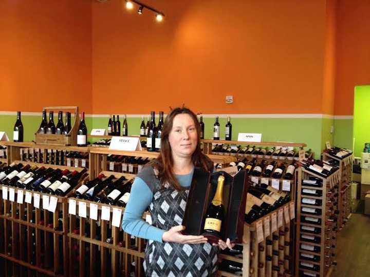 Natalia Postrigan, owner of WineZetta in Yonkers Ridge Hill complex.