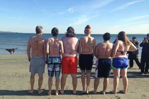 Taking A Dip For A Good Cause In Old Greenwich 