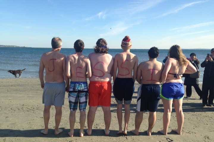 Taking A Dip For A Good Cause In Old Greenwich 