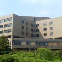 <p>The vacant United Hospital, which closed in 2005 along Boston Post Road and I-287 in Port Chester.</p>