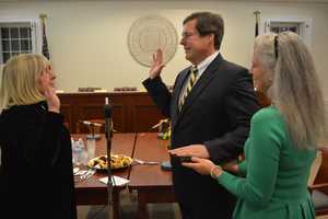 Scott Takes Oath Of Office For Bedford Town Board Seat