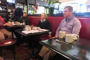 Rye Mayor Fields Questions From Residents Over Morning Coffee