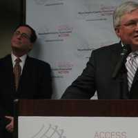 <p>Tim Hall, president of Mercy College, called the new healthcare academy &quot;an amazing collaboration in which everyone benefits.
 </p>