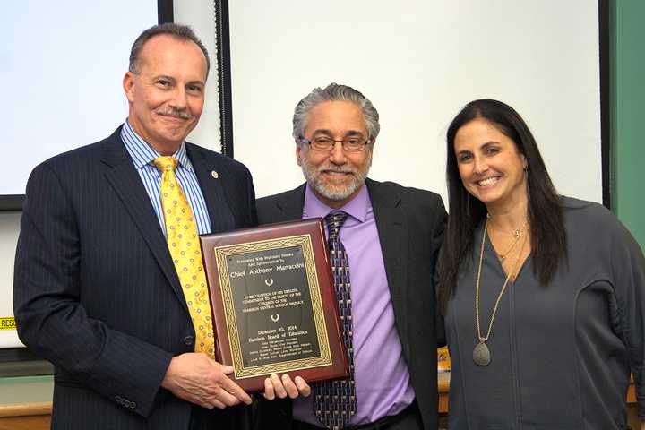 Harrison School District Honors Police Chief Anthony Marraccini