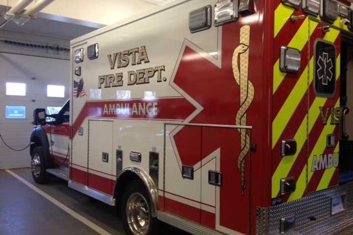 Vista Fire Department Gets New Ambulance