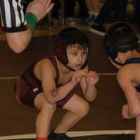 <p>Carlo Tucci , a second-grader, concentrates against a Norwalk opponent.</p>