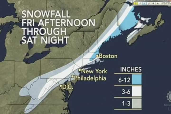 Putnam County Could See Significant Snowfall, Ice From Coastal Storm 