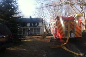 Fire Engulfs Greenwich Home Friday Morning 