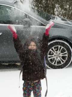 New Rochelle Resident Celebrates No School Day In Snow Photo Of Day