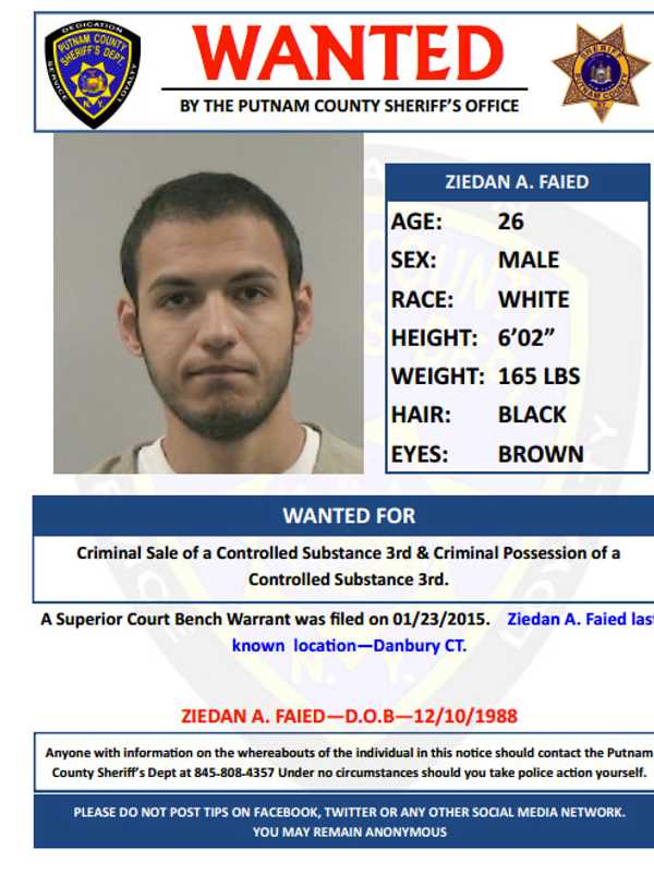 Putnam Sheriffs Search For Man Wanted On Drug Charges