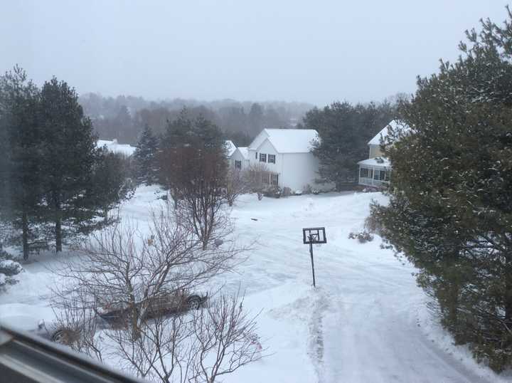 The view from Tricia Robbins&#x27; backyard in Briarcliff.