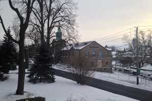 After The Snowfall, A Peaceful View From Port Chester