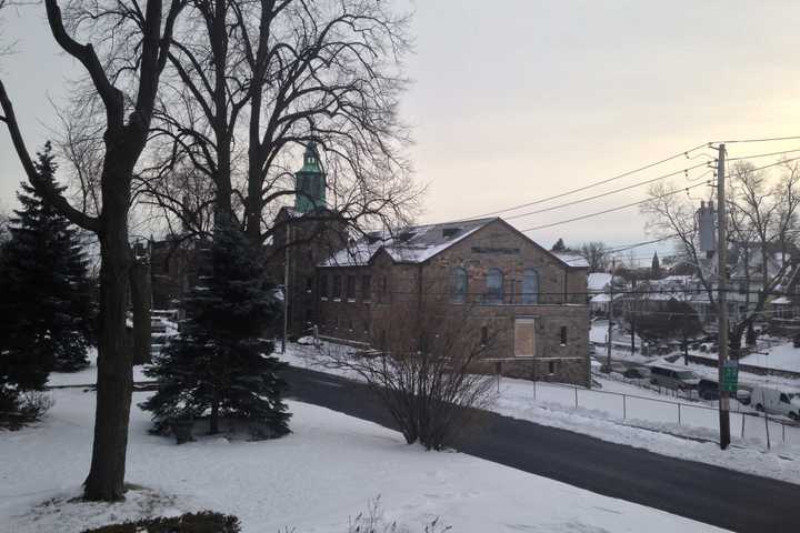 After The Snowfall, A Peaceful View From Port Chester