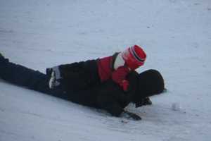Sledding At White Plains High Always A Winter Favorite